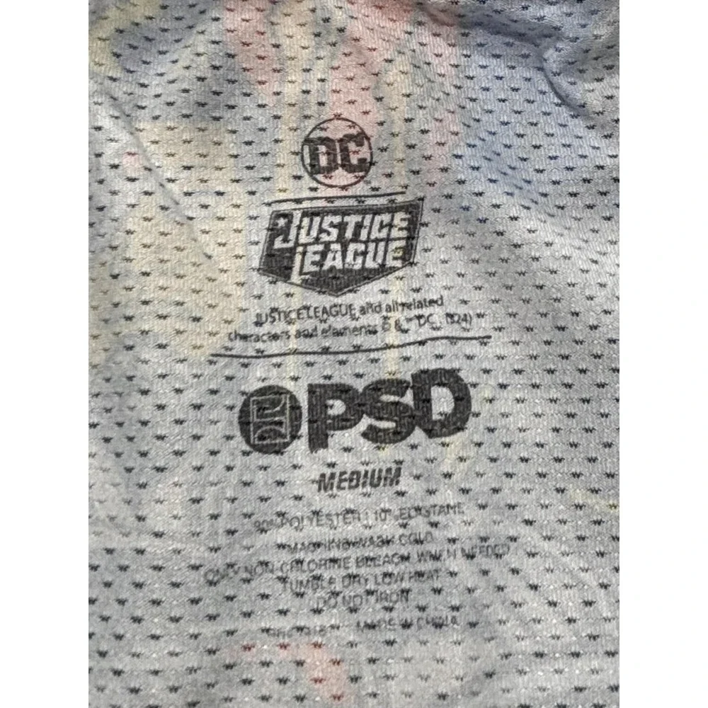 PSD Boxer Briefs Mens Medium Multicolor Justice League Batman Superman Flash